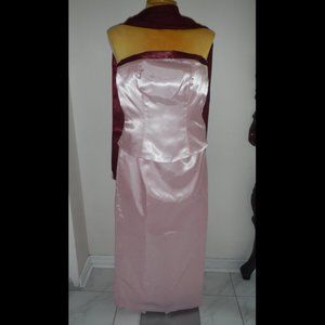2 Piece Strapless Skirt Suit, Medium